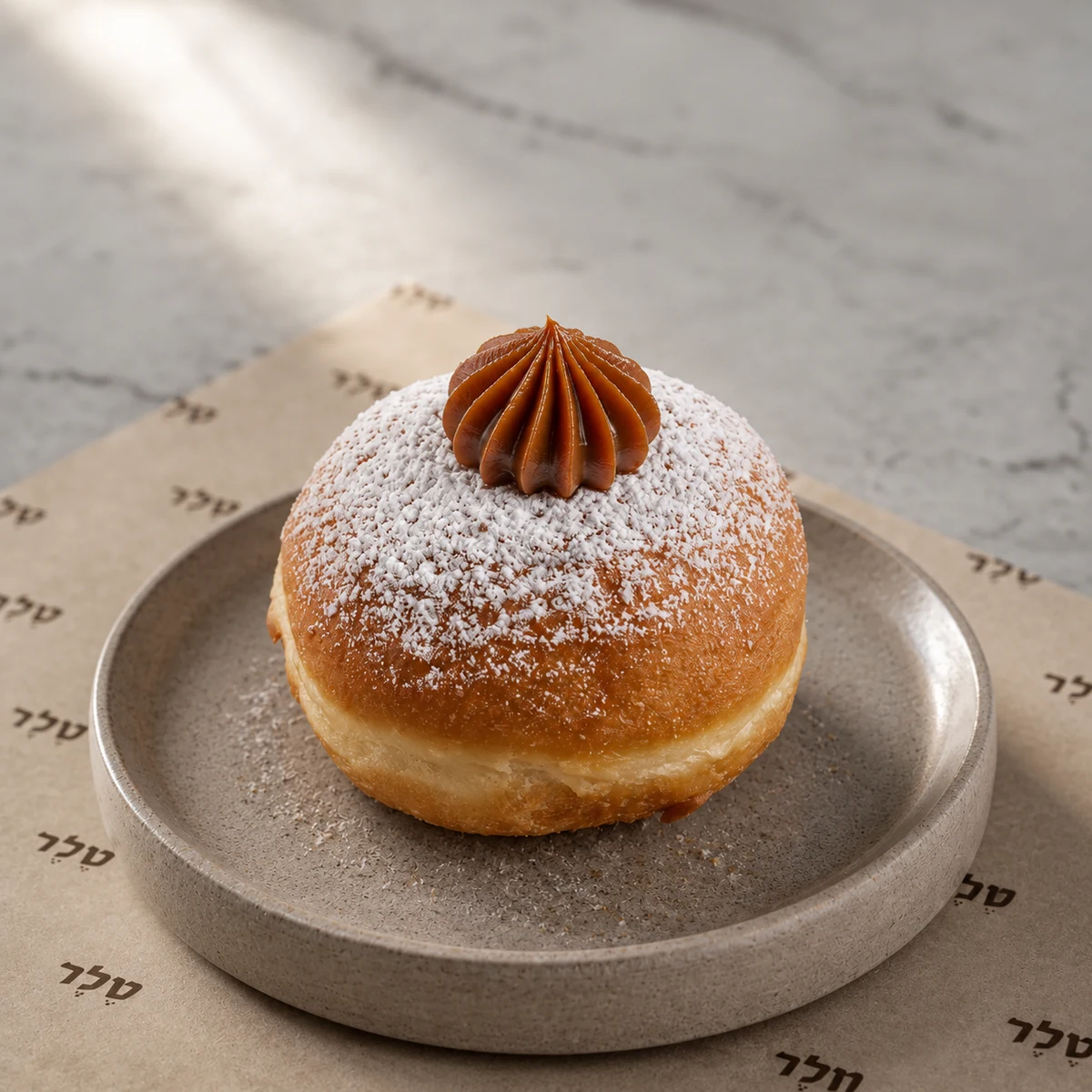 סופגניית ריבת חלב